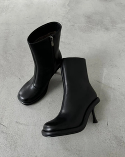 Ботильоны из натуральной кожи