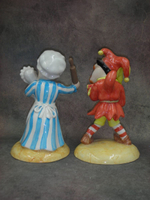 Статуэтка. Фарфор. Клоун Панч и Джуди. Royal Doulton. Англия