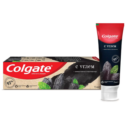 Зубная паста Colgate с фторидом Уголь 75 мл