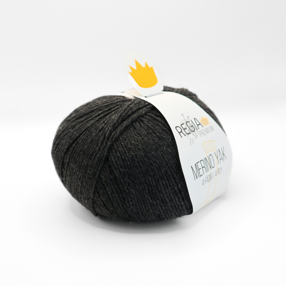 Regia Premium Merino Yak - 07512 антрацит