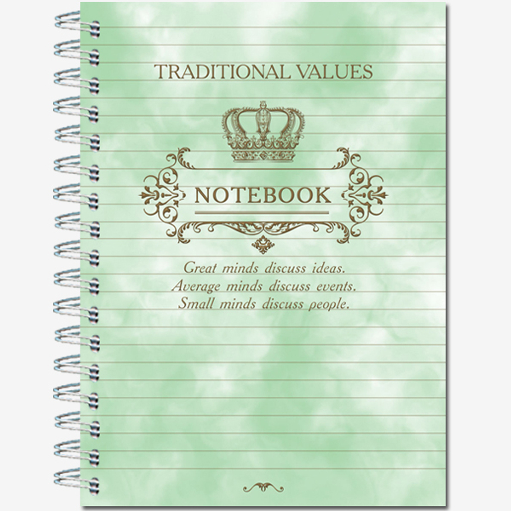 Тетрадь общая А5 120 листов "В точку" на металлическом гребне