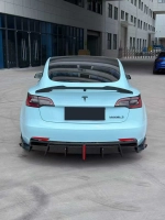 Обвес для Tesla Model 3 2017-2023 Тесла тюнинг губа юбки диффузор спойлер Тесла