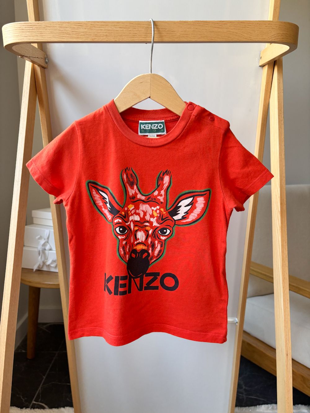 Хлопковая футболка Kenzo, 98