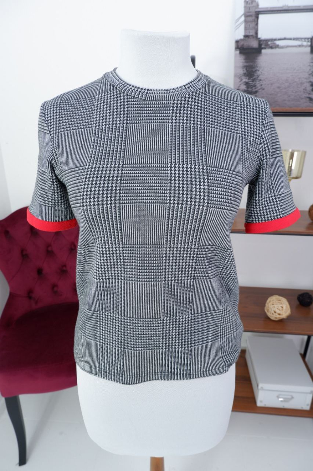 Футболка Zara вязаная 44 размер