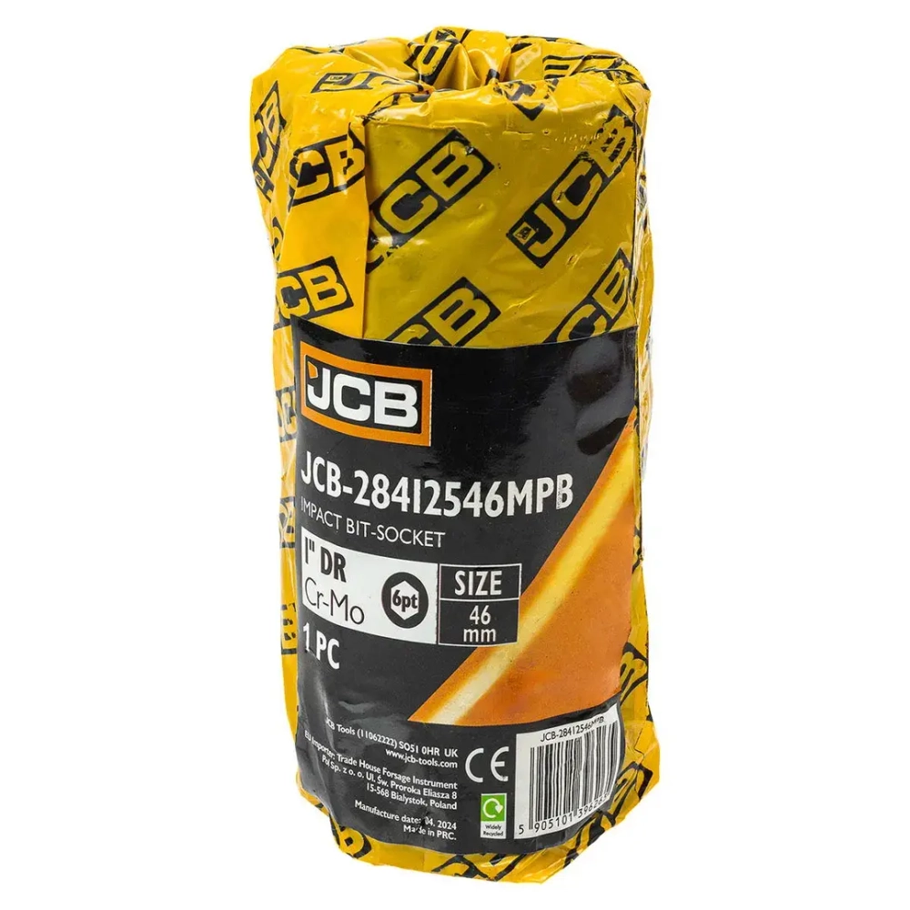 Головка-бита 6-гранная ударная 1'', 46мм JCB JCB-28412546MPB