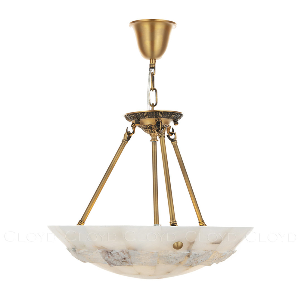 Люстра Cloyd TELEMACH C5 / Ø50 см - алебастр - латунь (арт.12346)