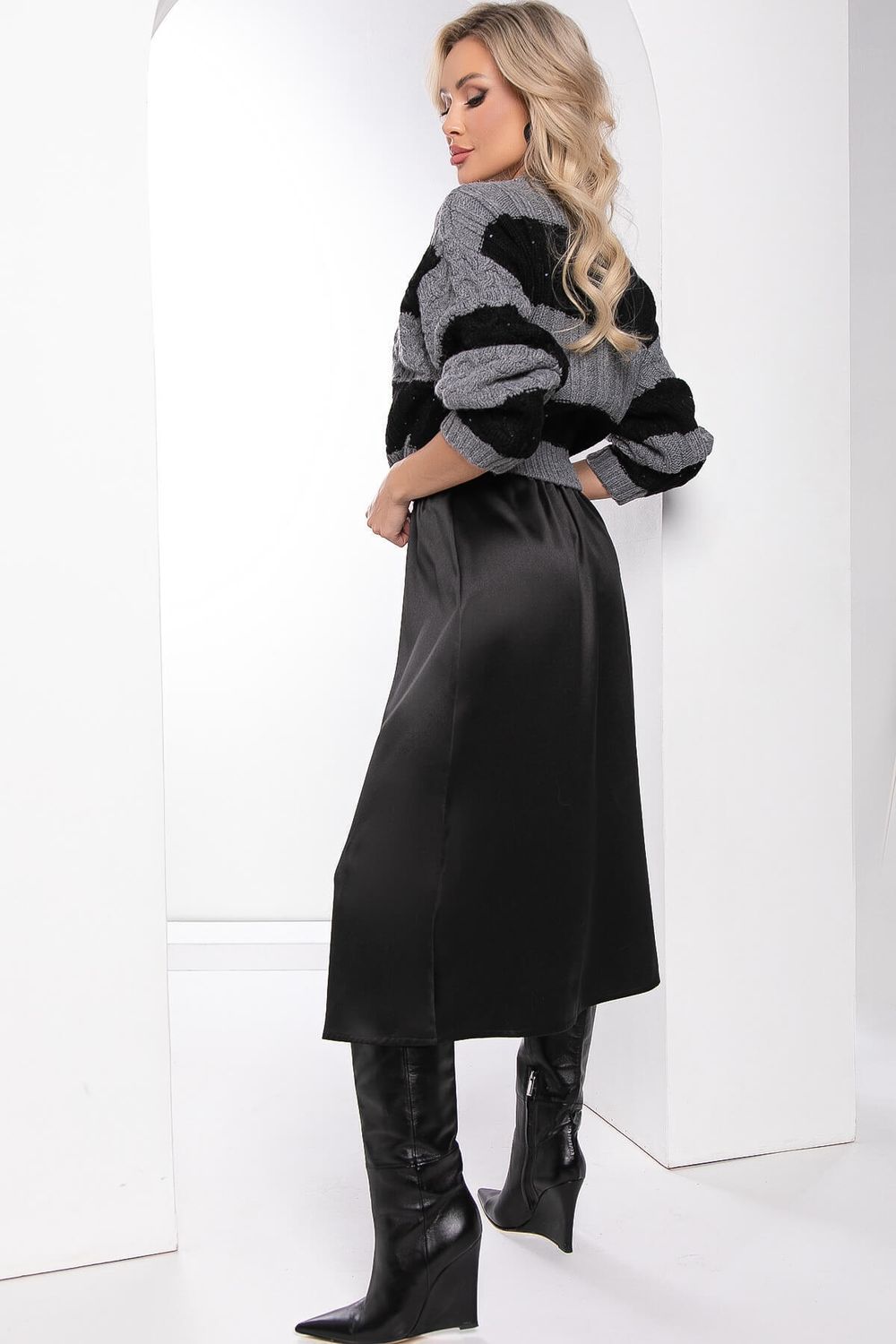 Юбка "Анира" (блэк) Ю7808 LT Collection (Акция)