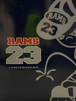 Мужские трусы боксеры белые с принтом, хлопок S/44, Primal