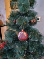 Шар стеклянный "Спас на крови",  ручная роспись