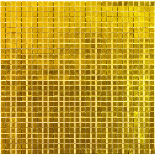 GMF01-10Y Мозаика с золотом Gold квадрат глянцевый
