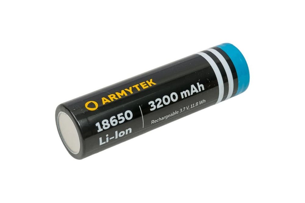 АКБ ARMYTEK 18650 LI-ION 3200 MAH незащещ.