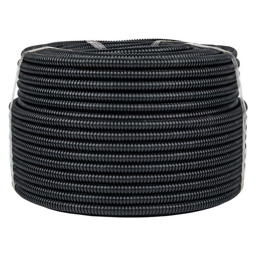 Труба гофр. ПНД с протяжкой d16 мм (100 м) черная EKF-Plast (100.00 шт.)