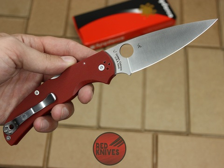 Нож Spyderco Native Chief - бургунди C244GP BRG