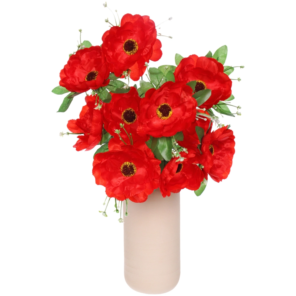 Искусственные цветы «Цветочная мелодия» Маки 50см10 цветков