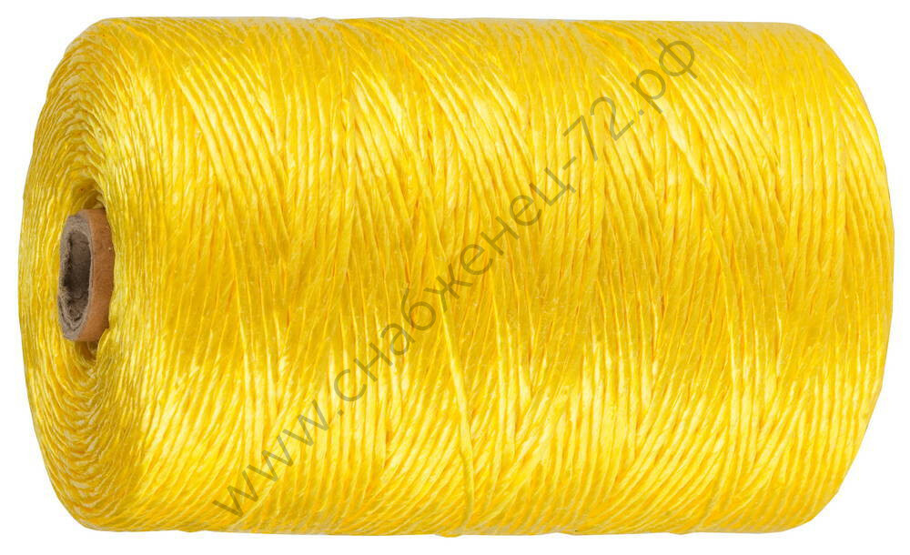 ЗУБР d 1,8 мм, 60 м, 1200 текс, 50 кгс, желтый, полипропиленовый шпагат (50037-060)