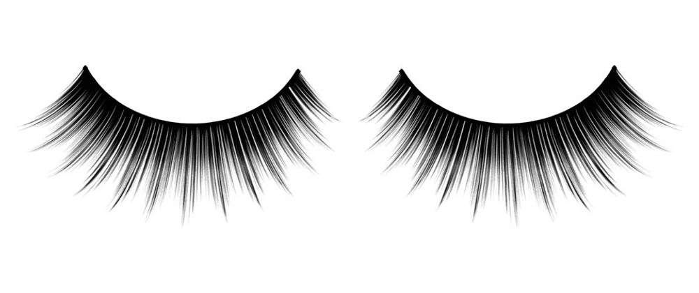 Черные накладные ресницы с различной густотой Premium (Цвет: черный)