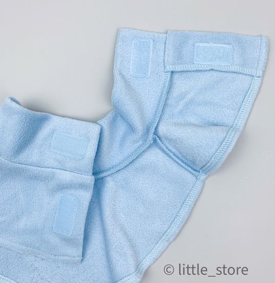 Шарф-манишка флисовый Светло-голубой