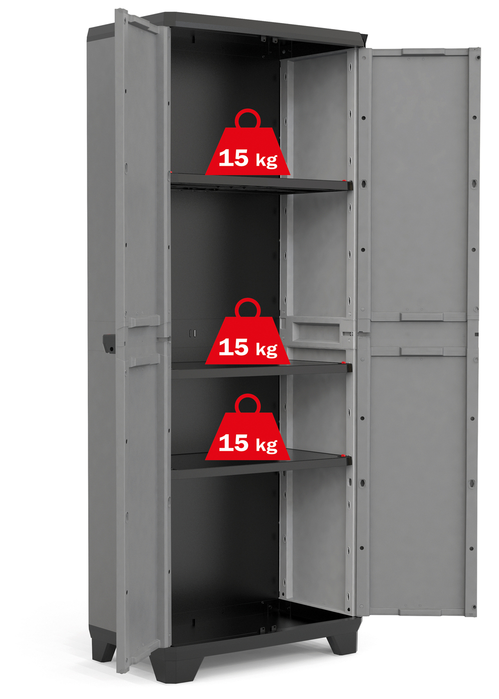 Пластиковый шкаф Keter Stilo Tall Cabinet