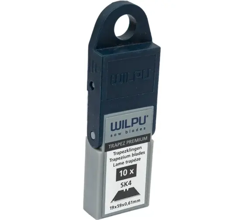 WILPU Лезвия сменные для ножа WCRB002 Black Diamont Trapez Premium х10шт/уп.