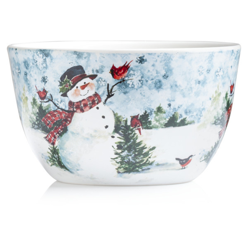 Салатник индивидуальный Certified Int. Снеговик 14см