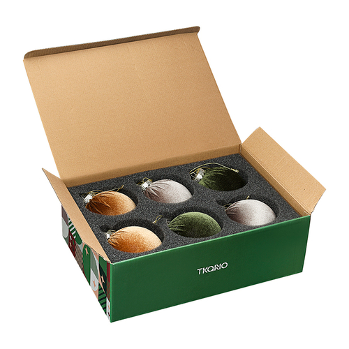 Набор ёлочных украшений Velvet Christmas из коллекции New Year Essential