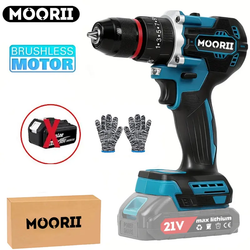 MOORII Шуруповерт, 21 В, 100 Нм, 0 АКБ