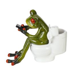 GAEM Фигурка декоративная "Лягушка", L12,5 W7 H10,5 см