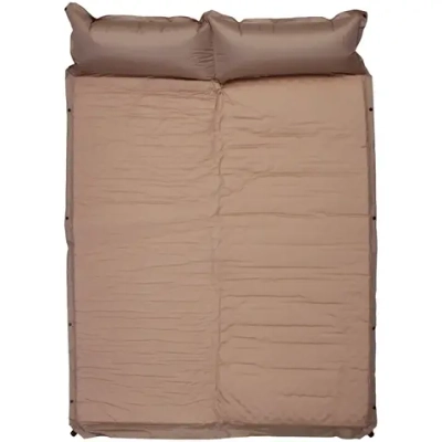 Коврик туристический самонадувающийся 180*122*4,5 см бежевый