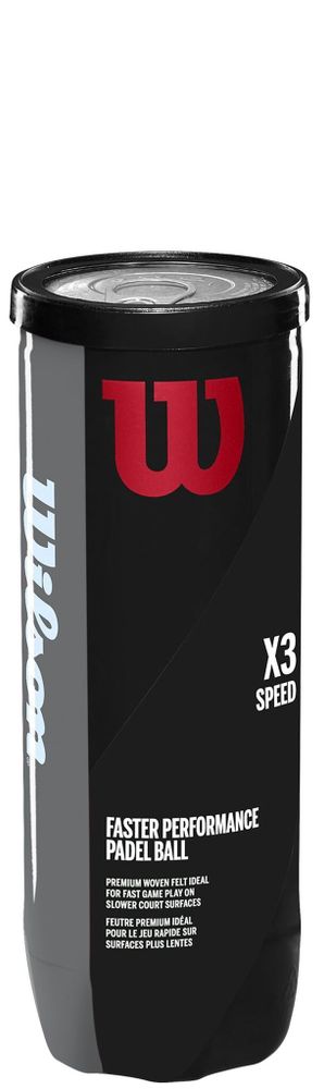 Мячи для Padel Wilson Speed Faster Performance Padel Balls 3B