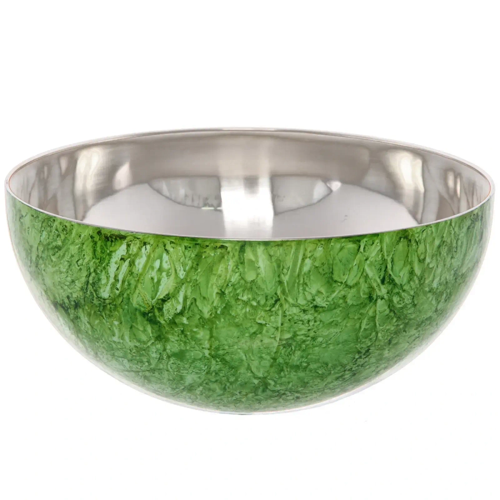 Салатник из нержавеющей стали 3л 23*10,4см цветное покрытие «гранит»