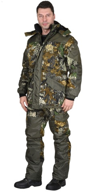 Костюм зимний: куртка дл., брюки  КМФ "Темный лес"