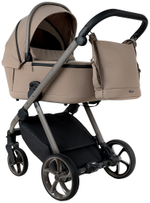 Детская коляска Pituso Sole 3 в 1 с автокреслом Santiso Pro Black PMPT/020 Truffle