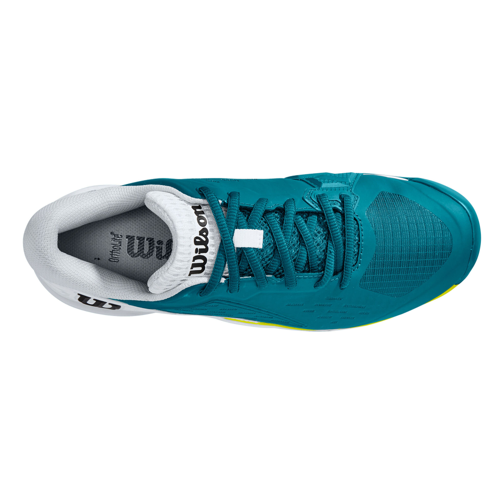 Мужские теннисные кроссовки Wilson Rush Pro Ace Clay Court Shoe Men - Petrol, Neon Green