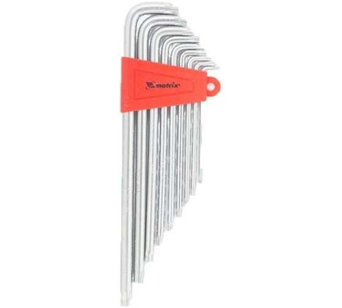 НАБОР КЛЮЧЕЙ ИМБУСОВЫХ MATRIX TORX Т10-Т50 9ШТ 12307