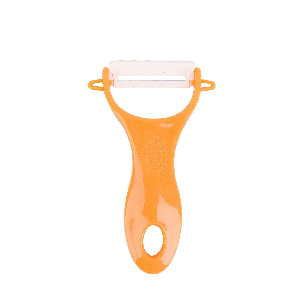 Овощечистка 13*7*0,5см. (4видов) (керамика, полипропилен) (упаковочный пакет)