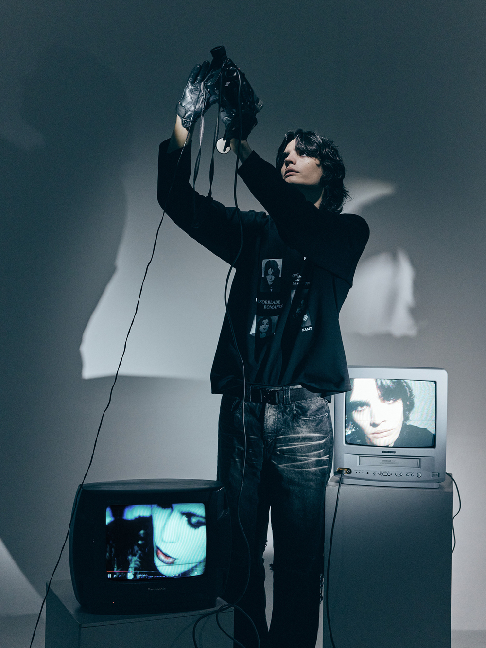 Лонгслив Poison girl, черный