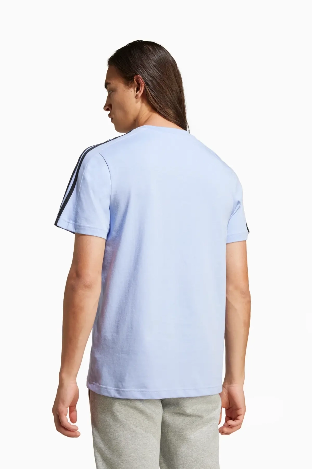 Футболка adidas Essentials Single 3S Tee - синий