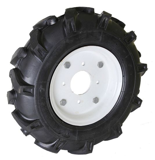 Колесо 4,00*10 к мотоблоку (покрышка+камера+диск под 4 отв.)