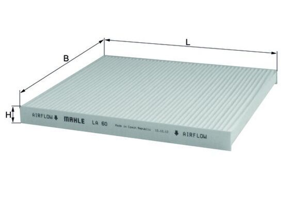 MAHLE - LA60-MAH - Filter, cabin air