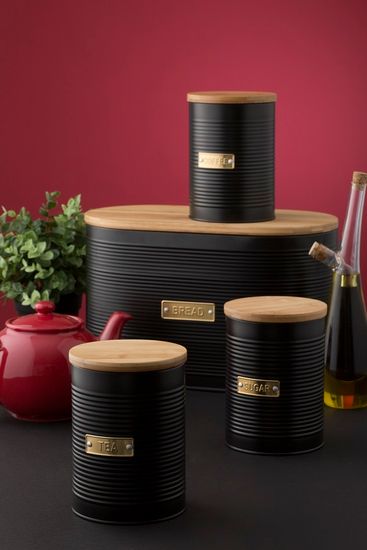 Емкость для хранения кофе otto черная 1,4 л