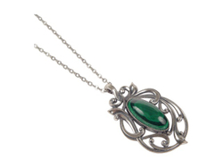 "Монферран" подвеска в серебряном покрытии из коллекции "Архитектура" от Jenavi  с замком карабин