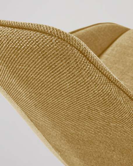 Крутящийся стул Haston горчичный | La Forma | Испания | Купить в Hallberg.ru