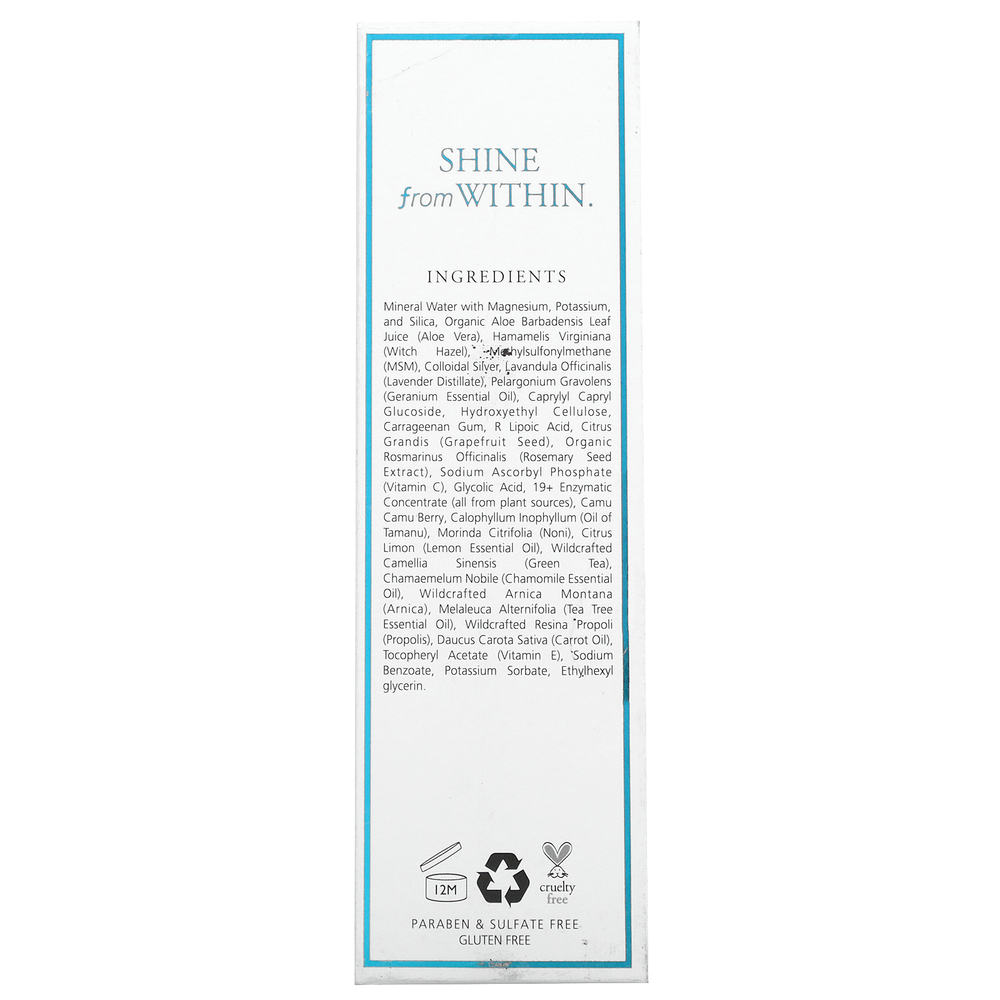 Jeffrey James Botanicals, Тоник, освежающий чистящий аэрозоль, 4 унции (118 мл)