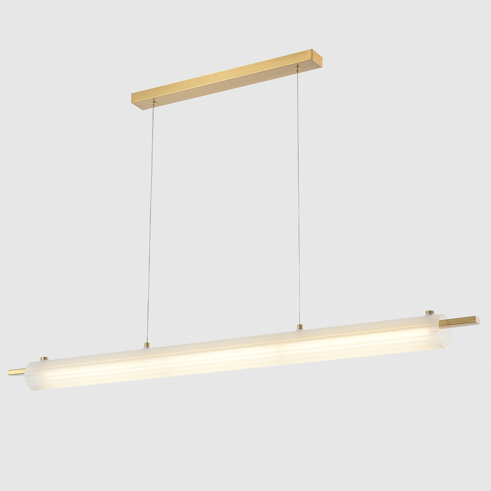 Светильник подвесной Crystal Lux TUNNEL SP40 LED BRASS