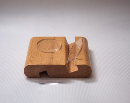 Круглая прозрачная база 30 мм — 100 шт.