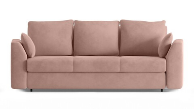 Диван Белфест Лайт Vivaldi 27 240*94*80 см, Розовый Велюр Еврокнижка Фиеста