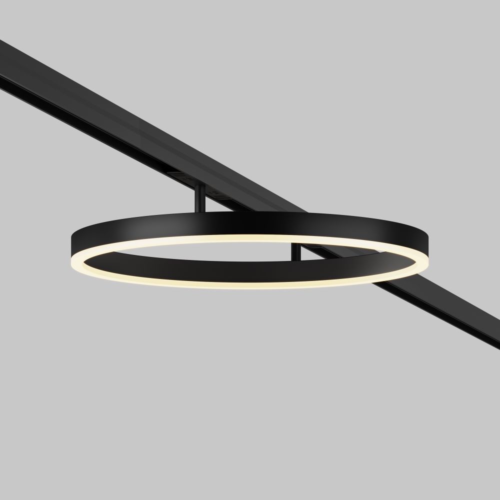 Трековый магнитный светодиодный светильник Maytoni Exility   TR227-2-24W3K-B