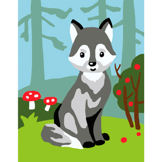 "Волчонок"-3320 канва с рисунком