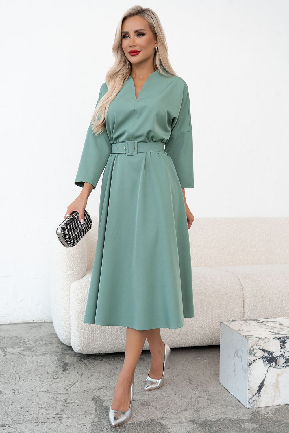 Платье Турин (фисташка) Р11-1222/3 Nikol (Акция)