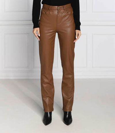 штаны caroline GUESS - коричневый(W2YB13 WERD0)